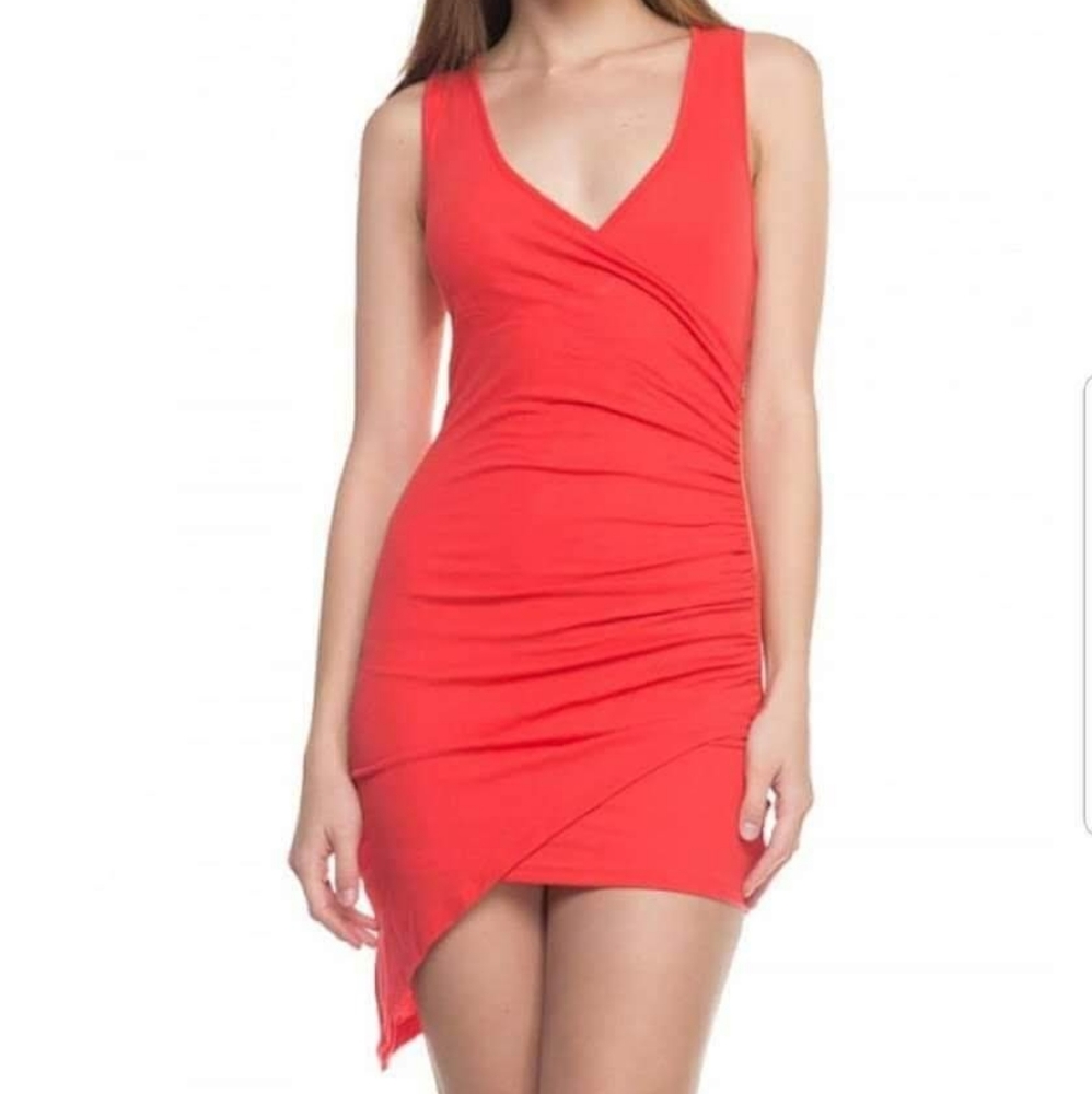 Crossover Bodycon Dress